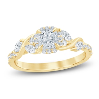 Chosen Certified Princess-Cut Diamond Engagement Ring 1 ct tw 14K Yellow Gold
