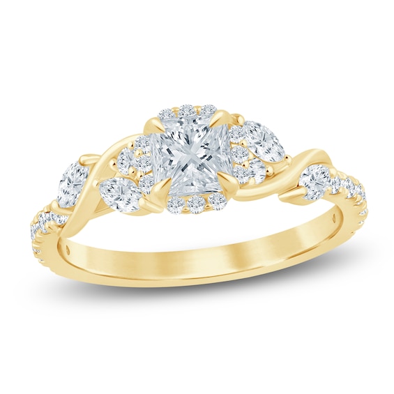 Chosen Certified Princess-Cut Diamond Engagement Ring 1 ct tw 14K Yellow Gold