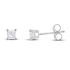 Thumbnail Image 1 of Diamond Solitaire Earrings 1/3 ct tw Princess-Cut 14K White Gold (I2/I)