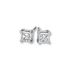 Thumbnail Image 1 of Diamond Earrings 1/2 ct tw Princess-cut 14K White Gold (I2/I)