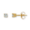 Thumbnail Image 1 of Diamond Earrings 1/4 ct tw Round-cut 14K Yellow Gold (I2/I)