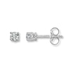 Thumbnail Image 0 of Diamond Solitaire Earrings 1/4 ct tw Round-cut 14K White Gold (I2/I)