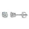 Thumbnail Image 1 of Diamond Earrings 3/4 ct tw Round-cut 18K White Gold (I1/I)