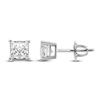 Thumbnail Image 1 of Diamond Earrings 2 ct tw Princess-cut 14K White Gold (I2/I)