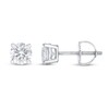 Thumbnail Image 1 of Lab-Created Diamond Solitaire Earrings 1 ct tw Round 14K White Gold (SI2/F)