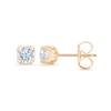 Thumbnail Image 2 of THE LEO First Light Diamond Solitaire Earrings 1/4 ct tw 14K Yellow Gold (I1/I)