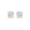 Thumbnail Image 2 of THE LEO First Light Diamond Solitaire Earrings 1/4 ct tw 14K Yellow Gold (I1/I)