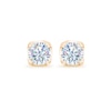Thumbnail Image 3 of THE LEO First Light Diamond Solitaire Earrings 1/4 ct tw 14K Yellow Gold (I1/I)