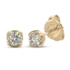 Thumbnail Image 0 of THE LEO First Light Diamond Solitaire Earrings 1/2 ct tw 14K Yellow Gold (I1/I)