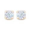 Thumbnail Image 3 of THE LEO First Light Diamond Solitaire Earrings Round 1 ct tw 14K Yellow Gold (I1/I)