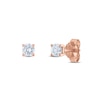 Thumbnail Image 0 of Diamond Solitaire Stud Earrings 1/10 ct tw Round 14K Rose Gold (I2/I)