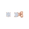 Thumbnail Image 0 of Diamond Solitaire Stud Earrings 3/4 ct tw Round 14K Rose Gold (I2/I)