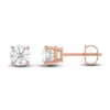 Thumbnail Image 1 of Diamond Solitaire Stud Earrings 1 ct tw Round 14K Rose Gold (I2/I)