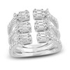 Thumbnail Image 1 of Diamond Ring 1 ct tw Round/Baguette 14K White Gold