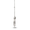 Thumbnail Image 3 of Diamond Pendant Necklace 2 ct tw Round/Baguette 14K White Gold 18"