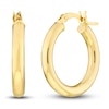 Thumbnail Image 0 of Polished Hoop Earrings 14K Yellow Gold 20mm