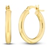 Thumbnail Image 1 of Polished Hoop Earrings 14K Yellow Gold 20mm
