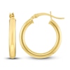 Thumbnail Image 1 of Polished Hoop Earrings 14K Yellow Gold 20mm