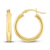 Thumbnail Image 2 of Polished Hoop Earrings 14K Yellow Gold 20mm