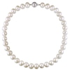 Thumbnail Image 1 of Freshwater Cultured Pearl Necklace 1/20 ct tw Diamonds 14K White Gold 18"