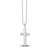 Thumbnail Image 4 of Men's Solid Cross Necklace & Bracelet Set Stainless Steel