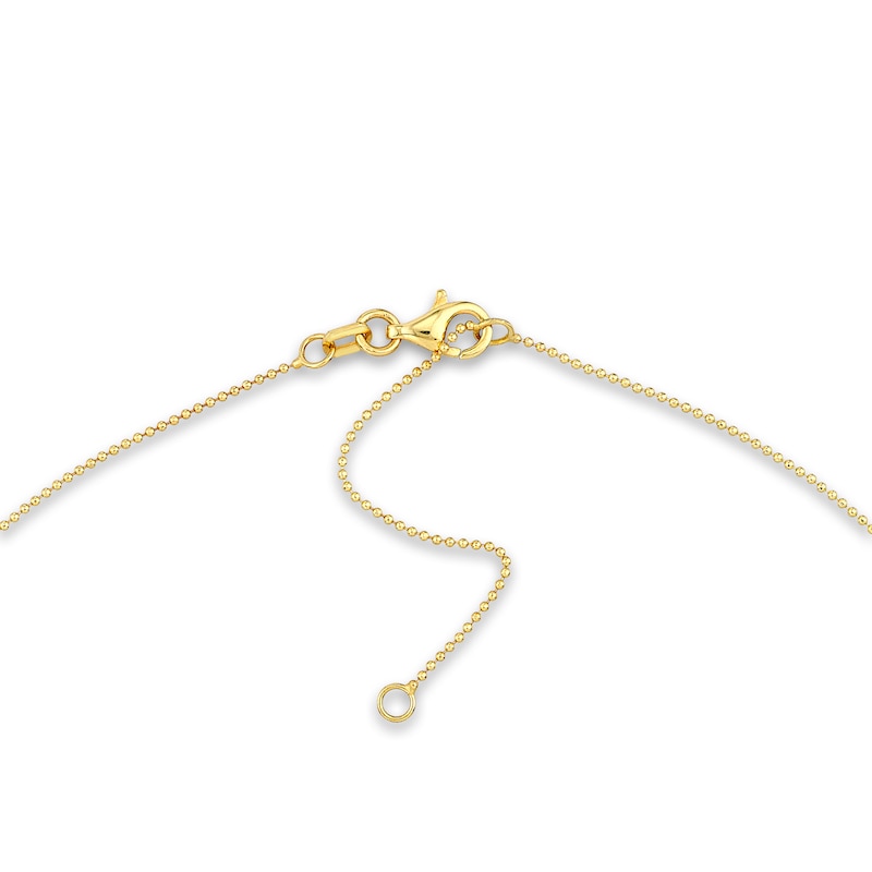Main Image 3 of Oval Link Lariat Necklace 14K Yellow Gold 18"