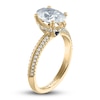 Thumbnail Image 1 of Vera Wang WISH Diamond Engagement Ring 2-1/4 ct tw Oval/Round 18K Yellow Gold
