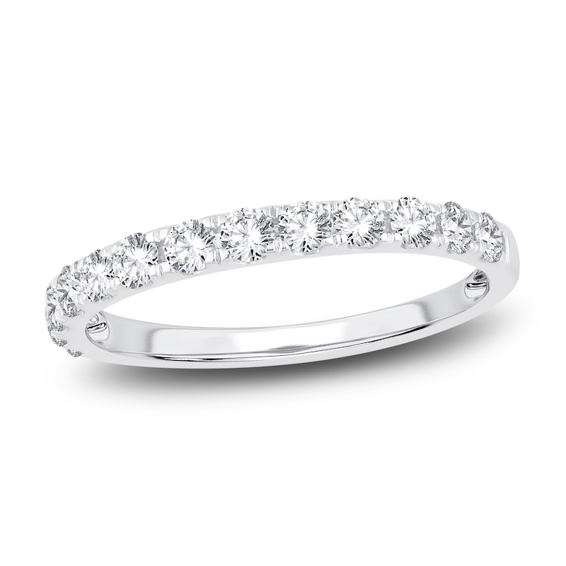 Diamond Wedding Band 1/2 ct tw Round 14K White Gold