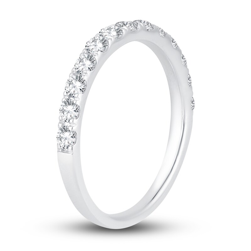 Diamond Wedding Band 1/2 ct tw Round 14K White Gold