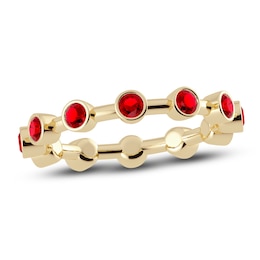 Juliette Maison Natural Ruby Ring 10K Yellow Gold