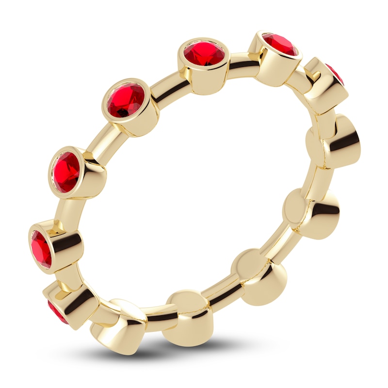 Main Image 2 of Juliette Maison Natural Ruby Ring 10K Yellow Gold