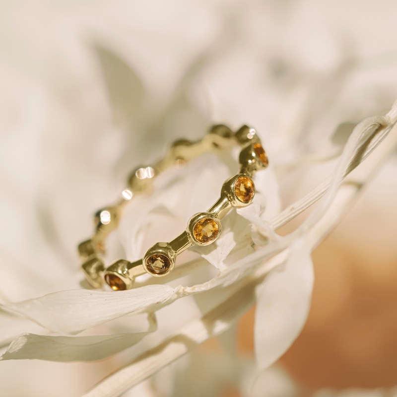 Main Image 4 of Juliette Maison Natural Ruby Ring 10K Yellow Gold