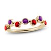 Thumbnail Image 1 of Juliette Maison Natural Amethyst & Natural Ruby Ring 10K Yellow Gold