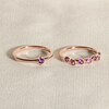 Thumbnail Image 4 of Juliette Maison Natural Ruby & Natural Garnet Ring 10K Rose Gold