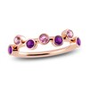Thumbnail Image 1 of Juliette Maison Natural Amethyst & Natural Pink Tourmaline Ring 10K Rose Gold