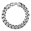 Thumbnail Image 1 of Solid Curb Link Bracelet Sterling Silver 9" 11.0mm