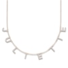 Thumbnail Image 1 of Juliette Maison Diamond Station Name Necklace 1-1/8 ct tw Round 10K Rose Gold