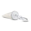 Thumbnail Image 3 of Charm'd by Lulu Frost 10K White Gold 1/10 ct tw Diamond Halo 15MM Moonstone Fearless Charm
