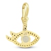 Thumbnail Image 2 of Charm'd by Lulu Frost 10K Yellow Gold 1/4 ct tw Black and White Diamond Opal Vision Charm