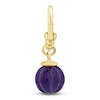 Thumbnail Image 1 of Charm'd by Lulu Frost 10K Yellow Gold 9MM Amethyst Birthstone Charm
