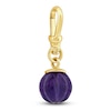Thumbnail Image 1 of Charm'd by Lulu Frost 10K Yellow Gold 9MM Amethyst Birthstone Charm