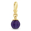 Thumbnail Image 2 of Charm'd by Lulu Frost 10K Yellow Gold 9MM Amethyst Birthstone Charm
