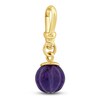 Thumbnail Image 1 of Charm'd by Lulu Frost 10K Yellow Gold 9MM Amethyst Birthstone Charm