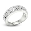 Thumbnail Image 2 of Diamond Anniversary Band 1 ct tw Pear/Round 14K White Gold