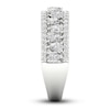 Thumbnail Image 3 of Diamond Anniversary Band 1 ct tw Pear/Round 14K White Gold