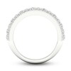 Thumbnail Image 4 of Diamond Anniversary Band 1 ct tw Pear/Round 14K White Gold