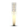 Thumbnail Image 3 of Diamond Wedding Band 1/2 ct tw Round 14K Yellow Gold