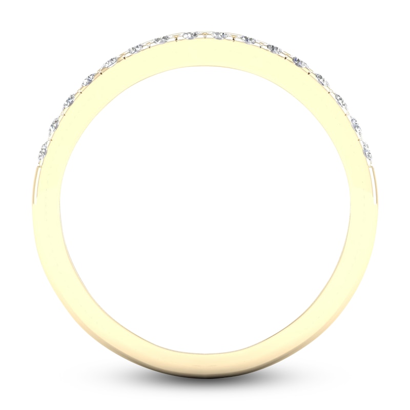 Main Image 4 of Diamond Wedding Band 1/2 ct tw Round 14K Yellow Gold