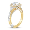 Thumbnail Image 1 of Pnina Tornai Lab-Created Diamond Engagement Ring 2-7/8 ct tw Cushion/Trillion/ Round 14K Yellow Gold