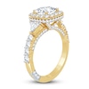 Thumbnail Image 2 of Pnina Tornai Lab-Grown Diamond Engagement Ring 2-7/8 ct tw Cushion/Trillion/ Round 14K Yellow Gold
